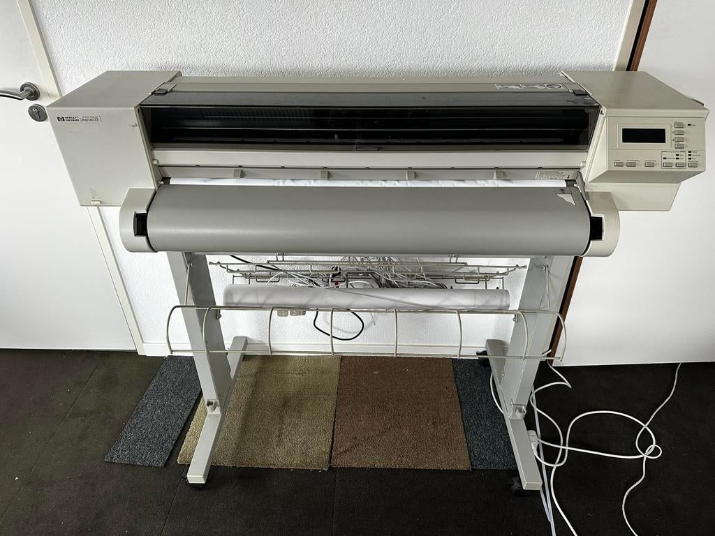 Printer hewlett packard DesignJet 600, Ophalen, Gebruikt, Zwart-en-wit printen, Printer