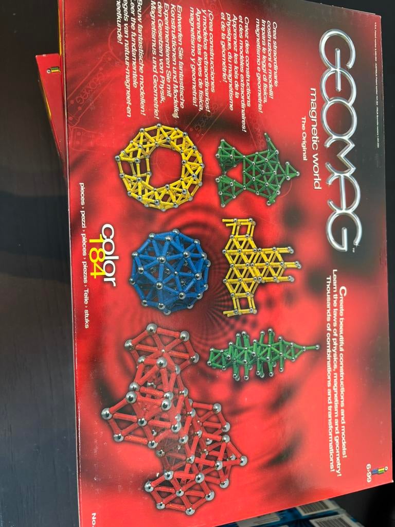 Geomag Color 184 pcs Nieuw: 4 dozen, Ophalen of Verzenden, Nieuw, Overige merken