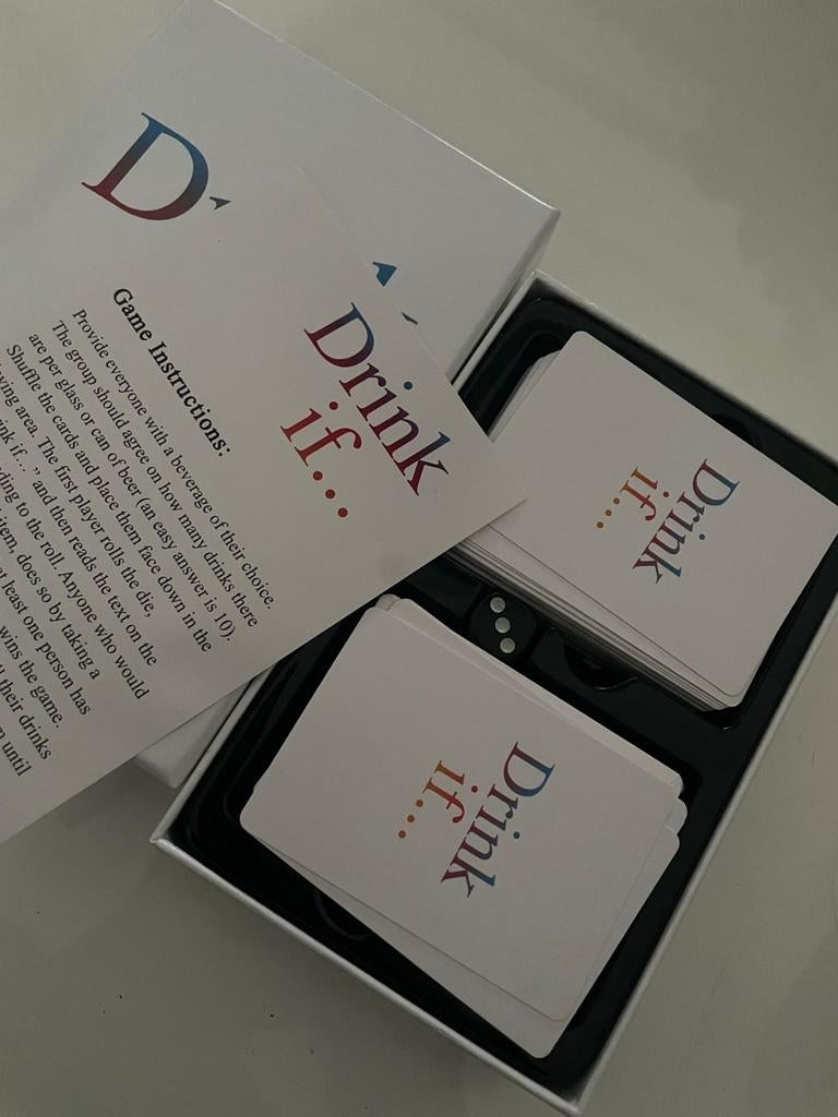 Drink If... Kaartspel, Vijf spelers of meer, Ophalen of Verzenden, Zo goed als nieuw, Drink If...