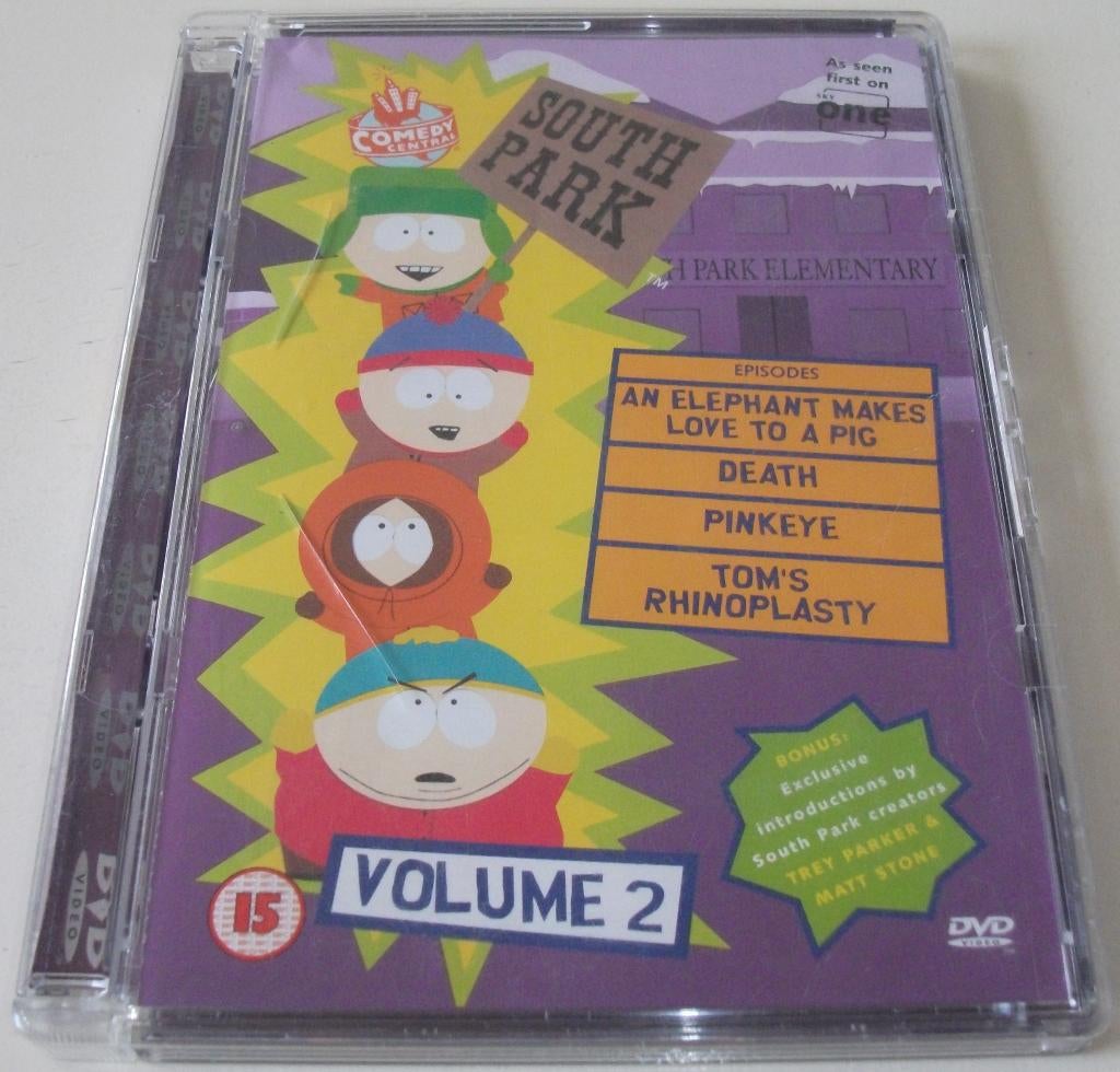 Dvd *** SOUTH PARK *** Volume 2, Cd's en Dvd's, Vanaf 16 jaar, Ophalen of Verzenden, Zo goed als nieuw, Komedie