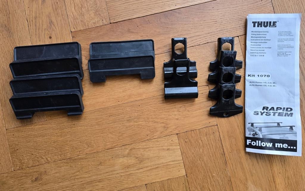 Thule Kit Rapid System 1070 Alfa Romeo 145/156, Auto diversen, Dakdragers, Gebruikt, Ophalen of Verzenden