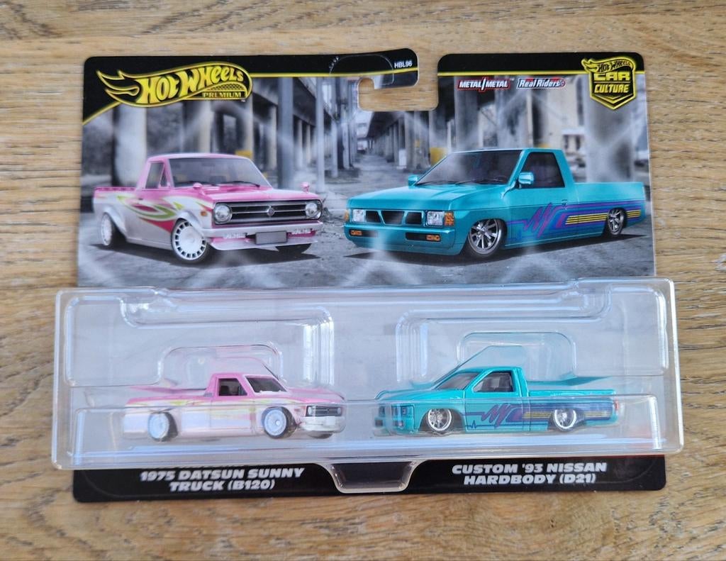 Hot wheels 2 pack datsun sunny nissan car culture, Ophalen of Verzenden, Nieuw