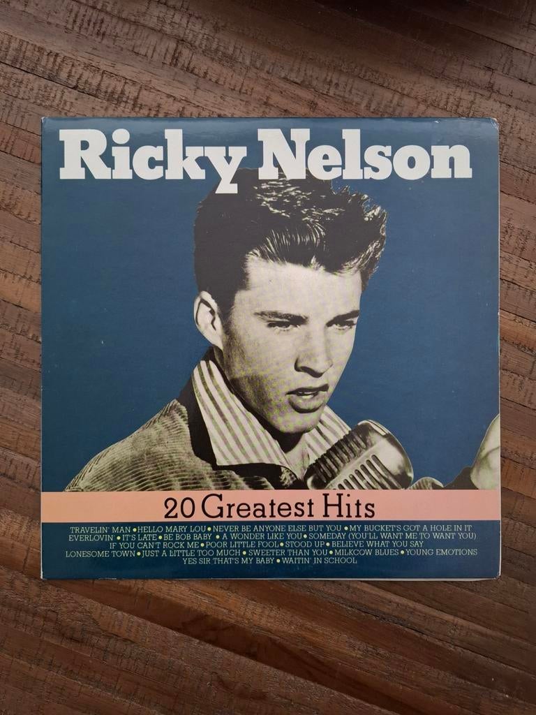 Ricky Nelson - 20 Greatest Hits, Ophalen of Verzenden, 12 inch, Rock-'n-Roll