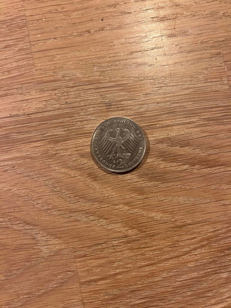 2 Deutsche  Mark Munt uit 1979, Ophalen of Verzenden, Duitsland, Losse munt