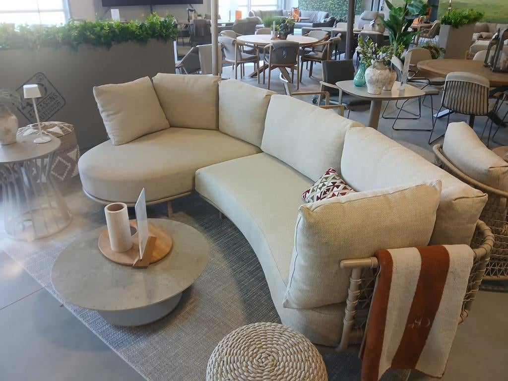 Luxe Sardinia Bank 4Seasons - Direct Leverbaar!, 5 zitplaatsen, Nieuw, Ophalen of Verzenden, Wicker