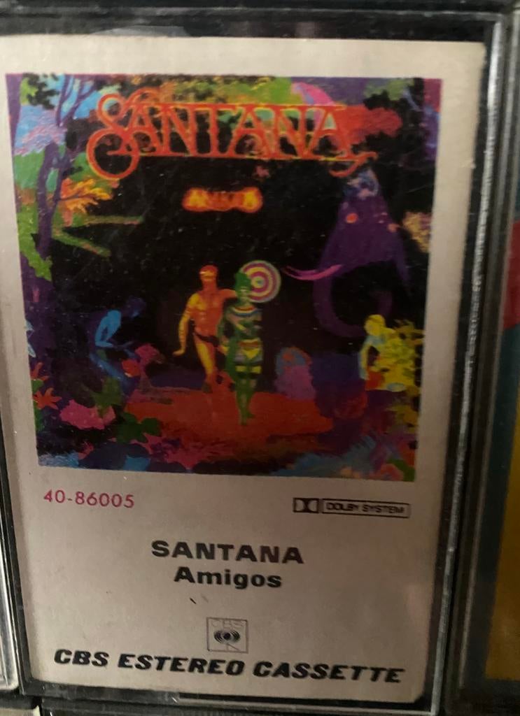 Santana cassette Amigos, Cd's en Dvd's, Cassettebandjes, Ophalen of Verzenden, Zo goed als nieuw, Pop, 1 bandje