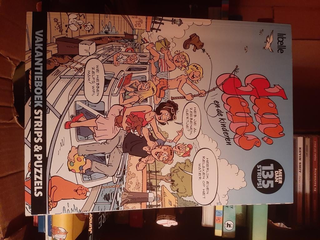 Jan jans en de kinde Vakantieboek Strips & Puzzels - Libelle, Eén stripboek, Ophalen of Verzenden, Zo goed als nieuw