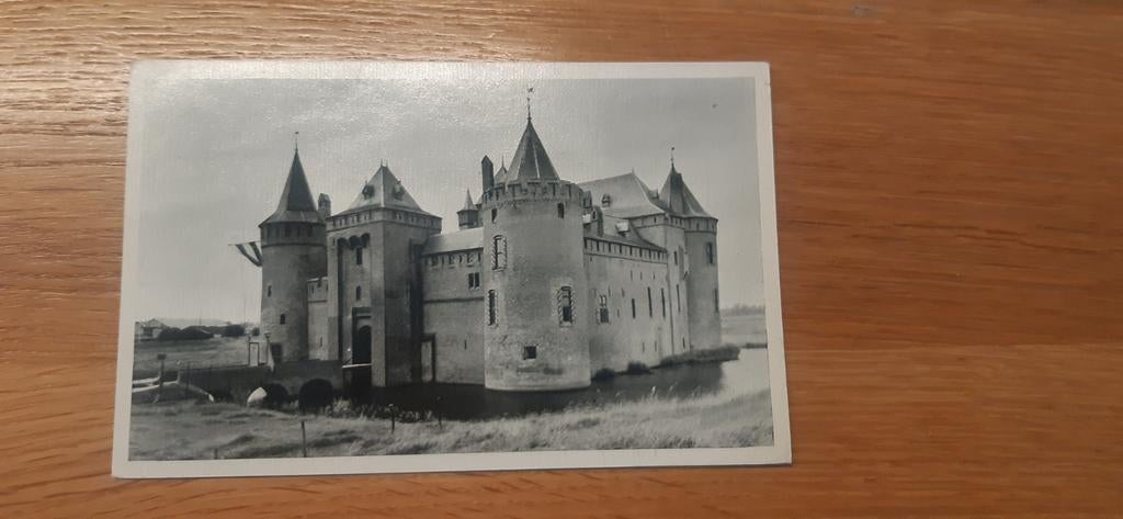 Muiden  het Muidenslot, Ophalen of Verzenden, 1940 tot 1960, Ongelopen, Noord-Holland
