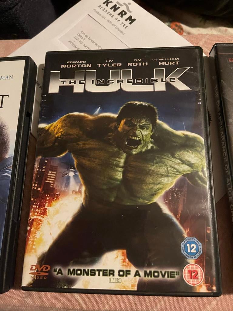 The Incredible Hulk DVD - Actie!, Vanaf 12 jaar, Ophalen of Verzenden, Zo goed als nieuw, Actie
