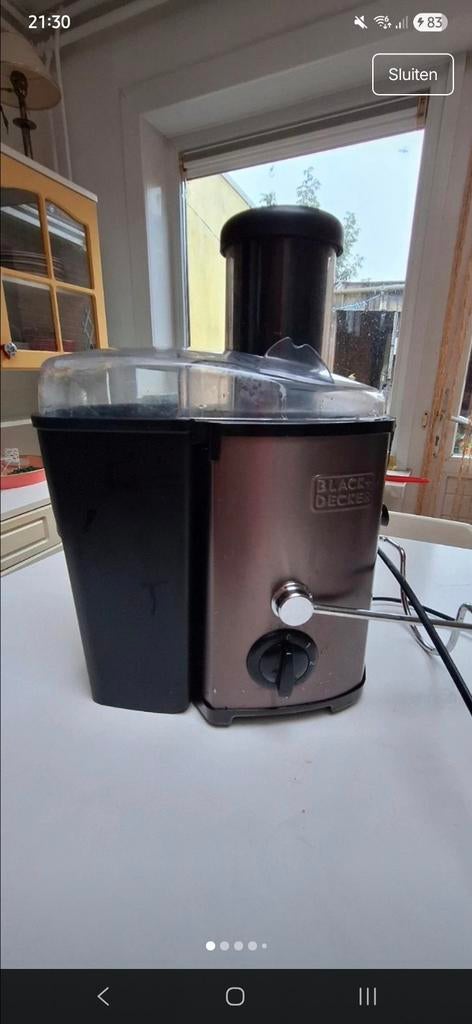 Groente/fruit perser - Prima staat!, Ophalen of Verzenden, Gebruikt, Elektrisch, Sapcentrifuge