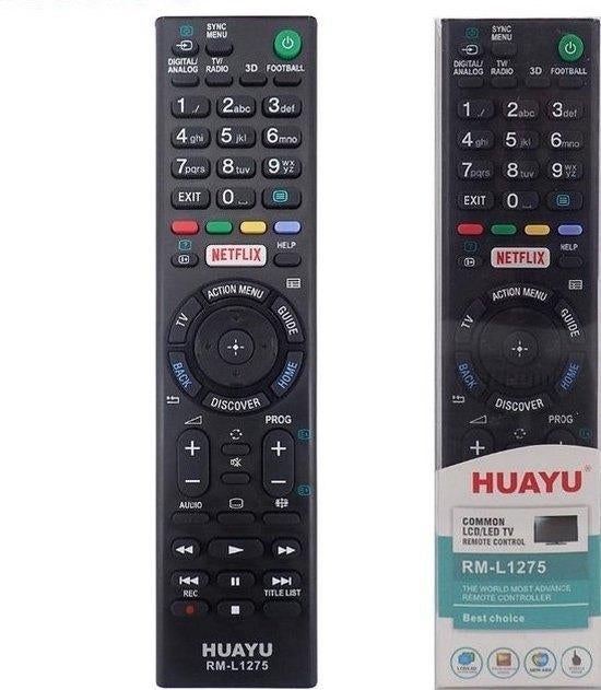 Afstandsbediening Voor Sony Lcd Led Hd Smart Tv, Ophalen of Verzenden, Nieuw, Universeel, Tv