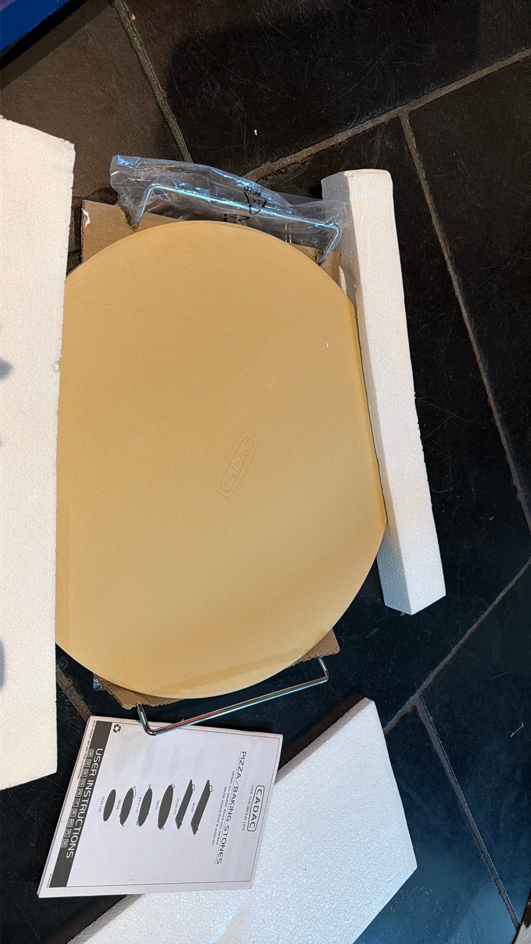 CADAC pizza stone 42cm, Ophalen, Nieuw
