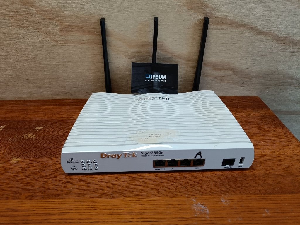 Draytek Vigor 2850n VDSL2 Security Firewall, Refurbished, Ophalen of Verzenden, DrayTek, Draytek