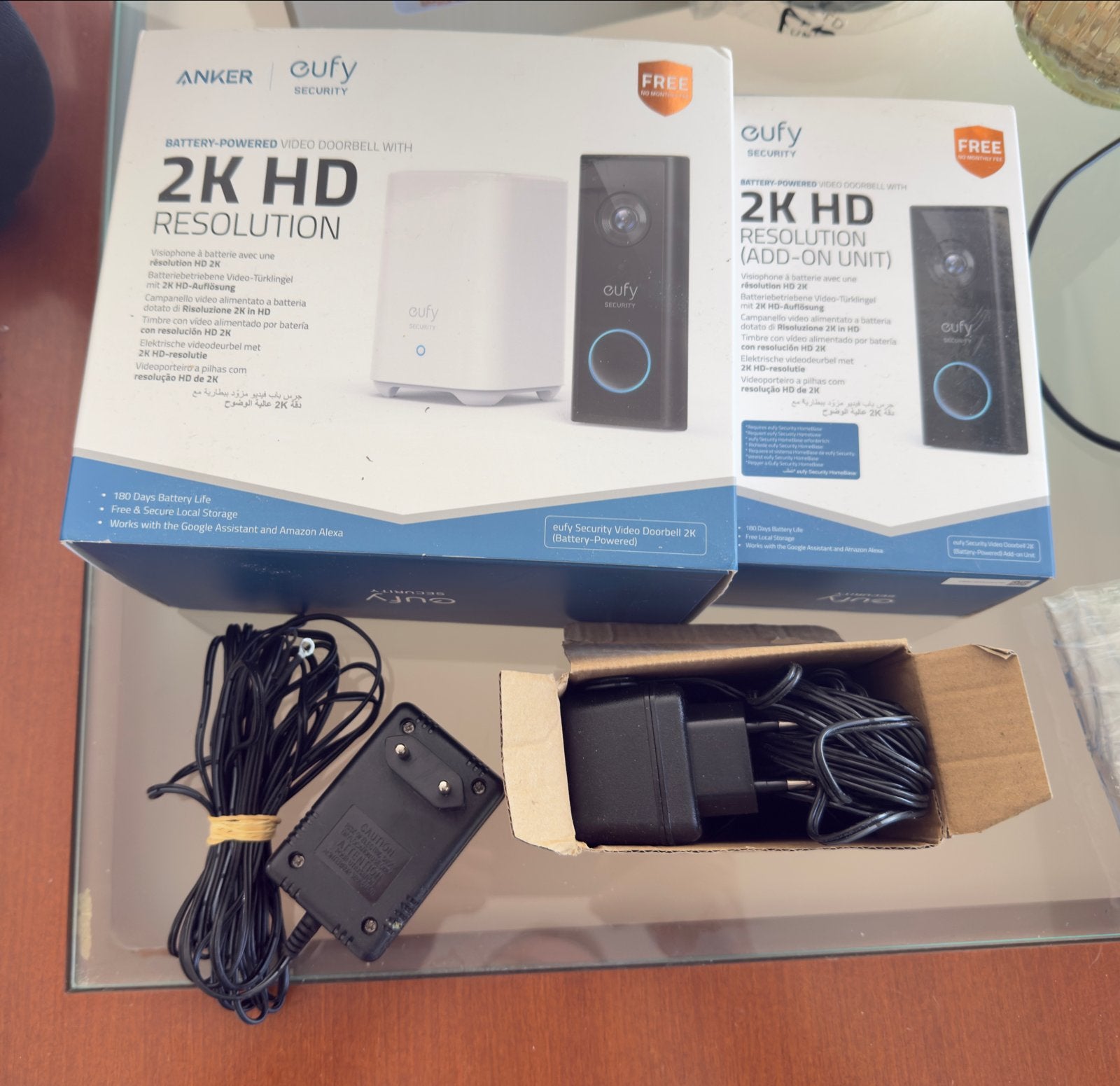 Eufy Security 2K HD Video Deurbel met HomeBase 2, Ophalen, Zo goed als nieuw, Buitencamera