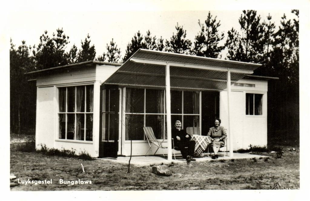 Luyksgestel - Bungalows - vakantie - ongelopen, Verzenden, 1940 tot 1960, Ongelopen, Noord-Brabant