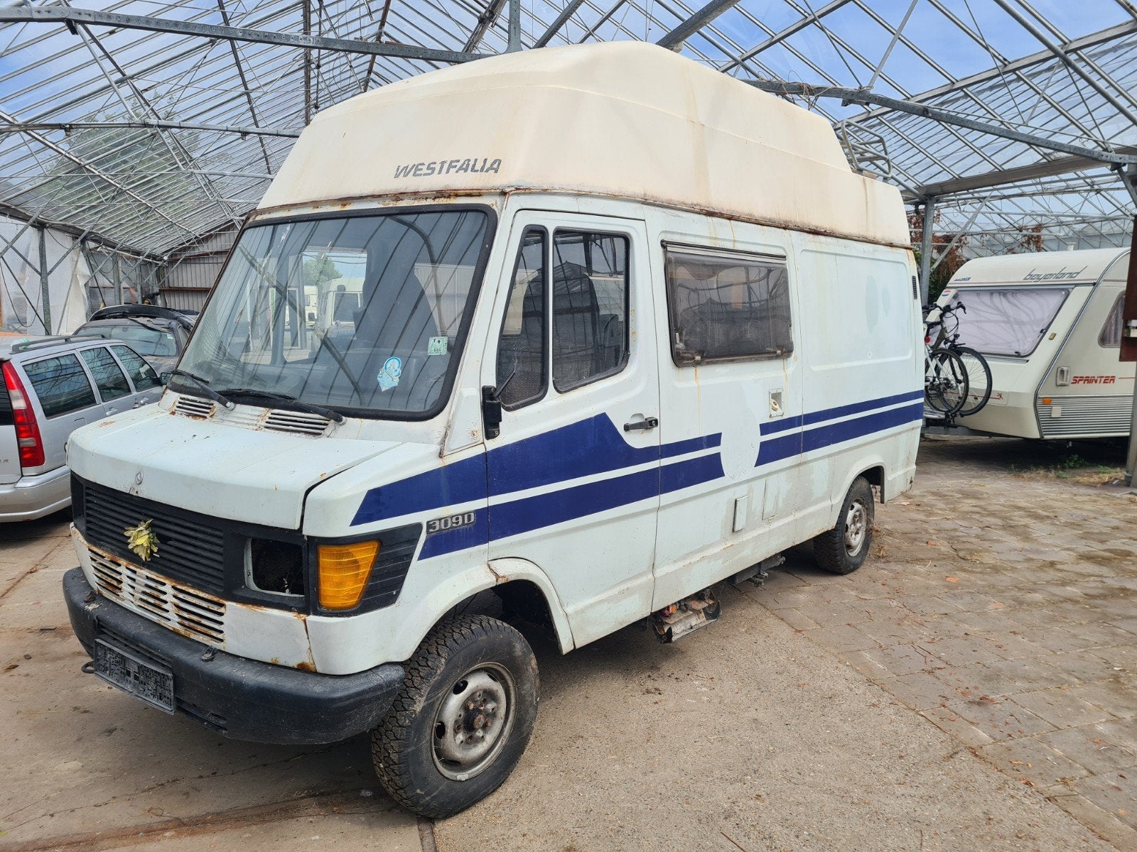 Mercedes camper James Cook voor onderdelen belastingvrij, Auto-onderdelen, Interieur en Bekleding, Ophalen