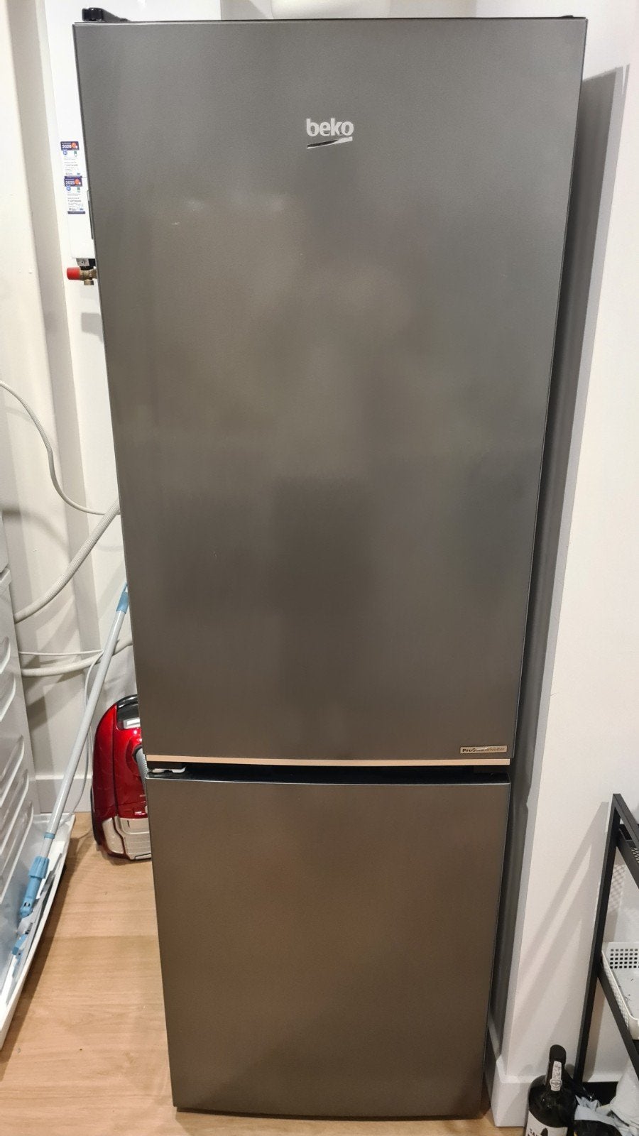 Beko B5RCNA366HG - koelvriescombinatie - zeer goede staat, Ophalen, 200 liter of meer, 60 cm of meer, Met aparte vriezer