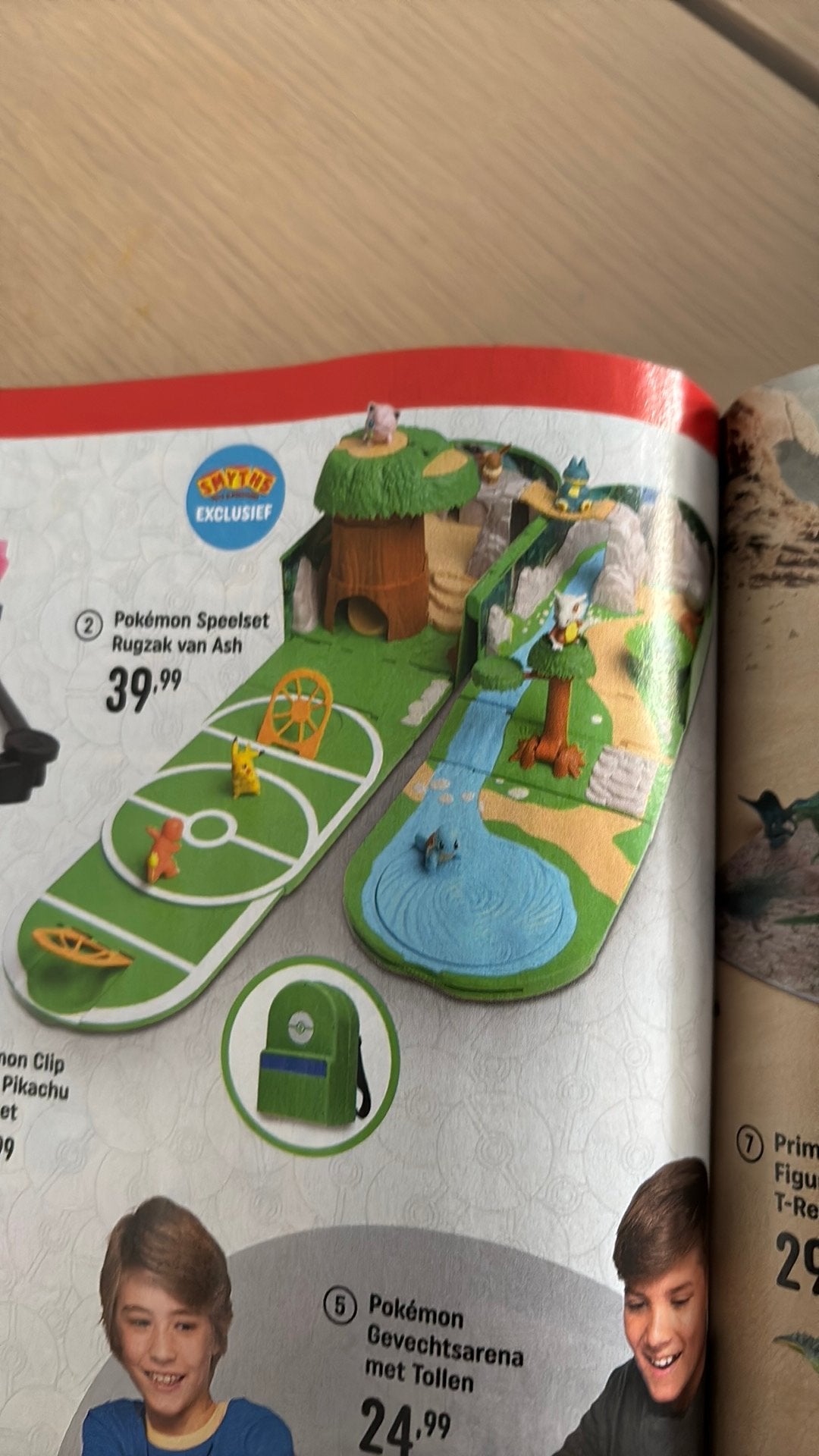 Pokemon speelset rugzak van Ash, Ophalen of Verzenden, Zo goed als nieuw
