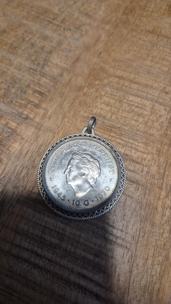 Te koop zilver  munt, Ophalen of Verzenden, Zilver
