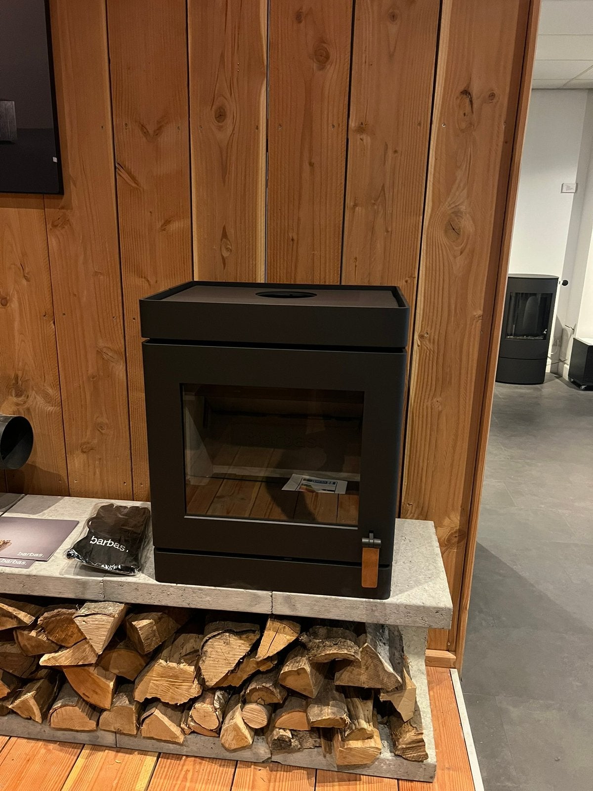 barbas box 35 52 65 houtkachel nieuw, Ophalen of Verzenden, Vrijstaand, Hout, Nieuw