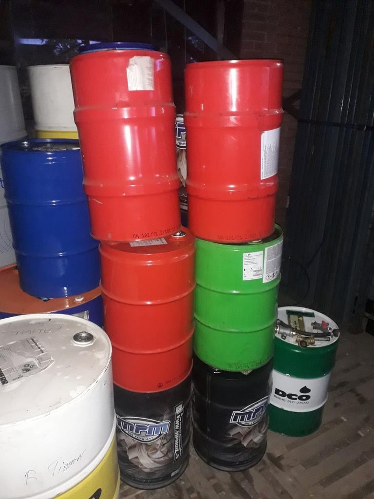 60 ltr. Olievat oliedrum brandton vuurkorf, Ophalen, Nieuw