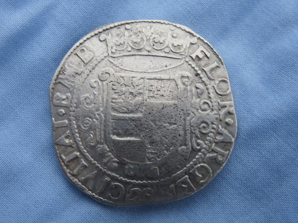 28 stuivers in zilver - Emden - 17e eeuw - bodemvondst, Vóór koninkrijk, Zilver, Losse munt, Overige waardes