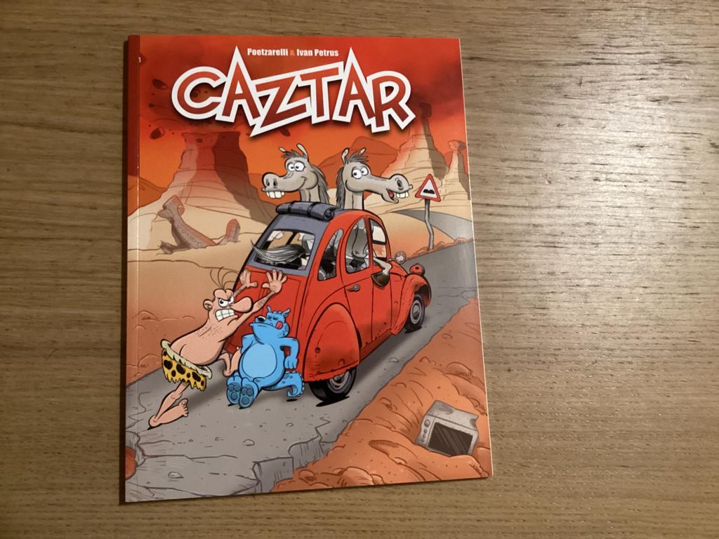 Poetzarelli dedicace in Caztar, Eén stripboek, Ophalen of Verzenden, Zo goed als nieuw