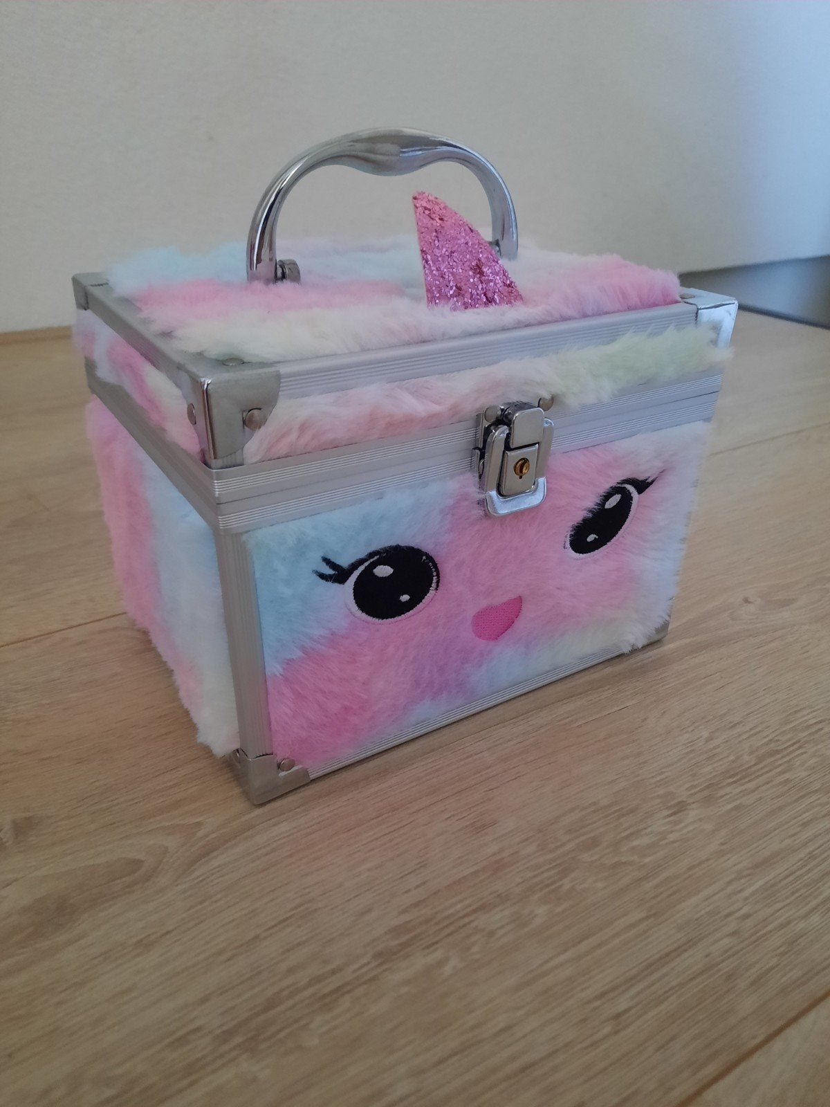Unicorn sieraden make up/ opbergkoffer, Ophalen of Verzenden, Zo goed als nieuw, Overige kleuren, Overige typen