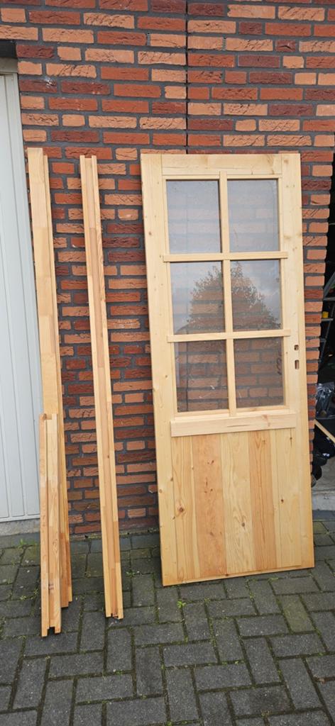 Tuindeur incl kozijn, Ophalen, Minder dan 80 cm, Minder dan 200 cm, Nieuw