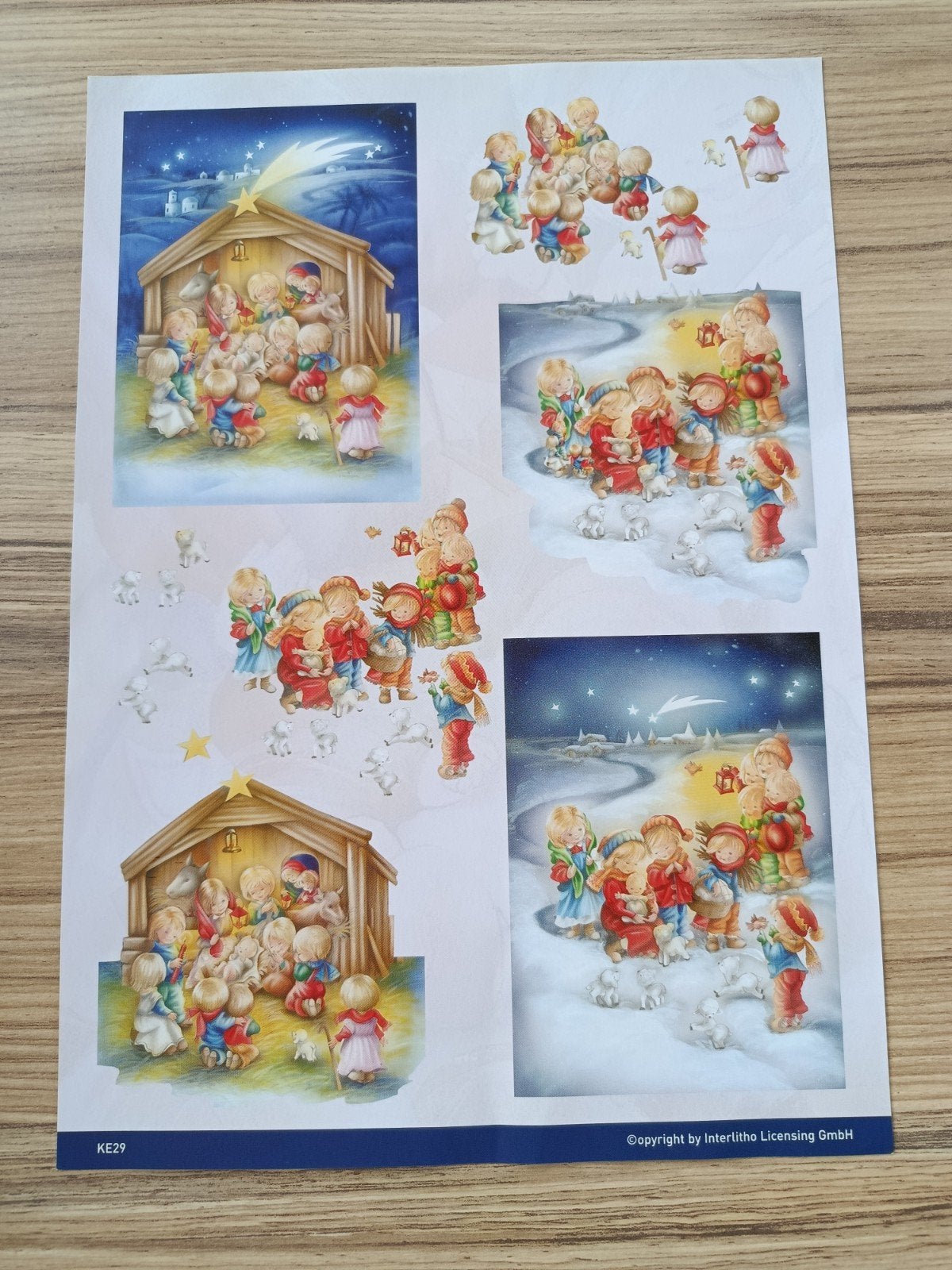 Kerst Knipvel,, Hobby en Vrije tijd, Kaarten | Zelf maken, Ophalen of Verzenden, Nieuw, Kerst, Knipvel