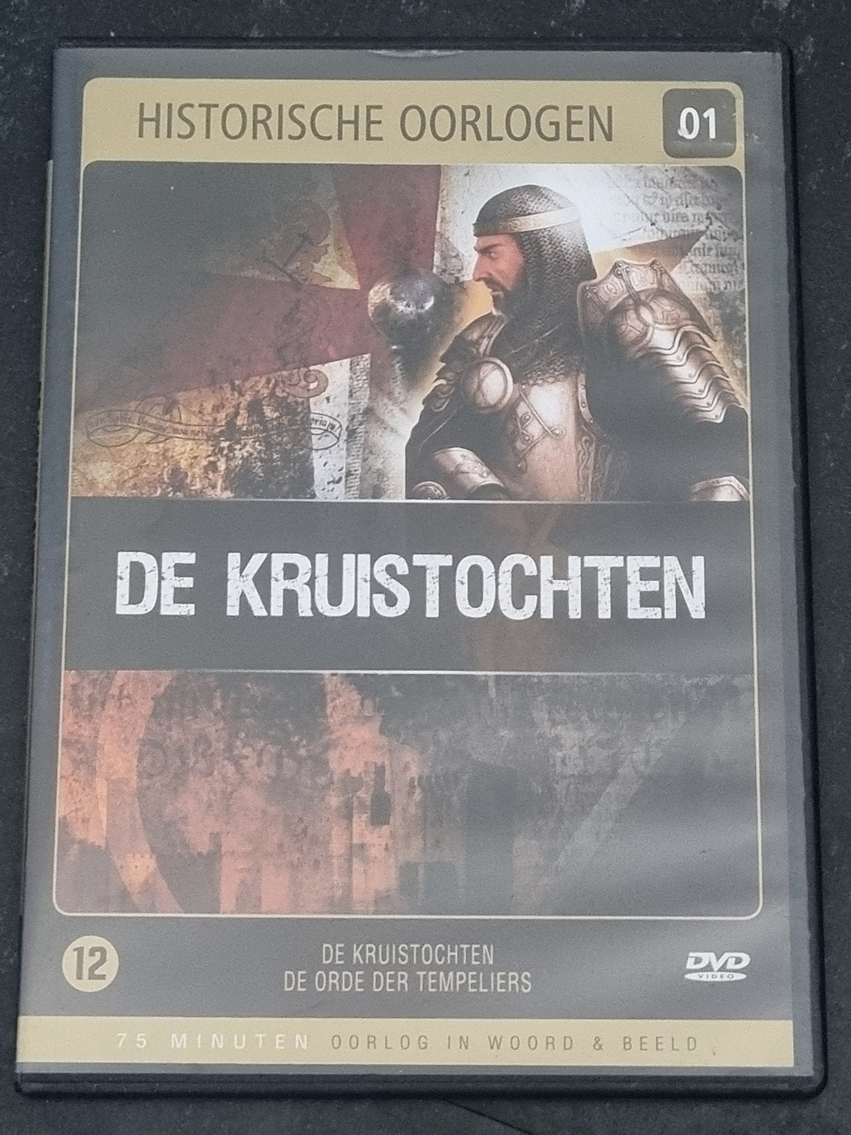 Historische Oorlogen 01: De Kruistochten DVD, Oorlog of Misdaad, Ophalen of Verzenden, Zo goed als nieuw, Extra's