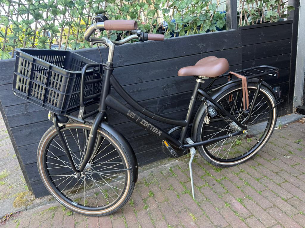Kinderfiets cortina, Ophalen, Zo goed als nieuw