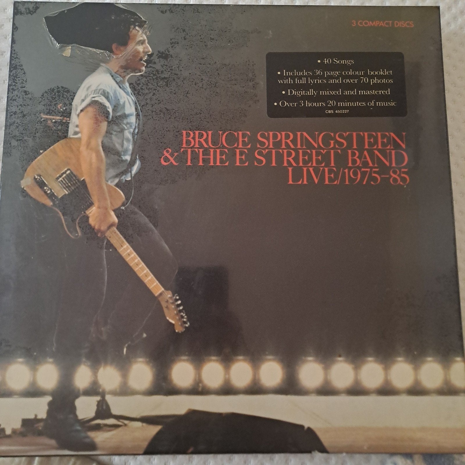 Bruce Springsteen & The E Street Band - Live/1975-85 (3CD), Cd's en Dvd's, Rock, Gebruikt, Inclusief doosje, Ophalen of Verzenden
