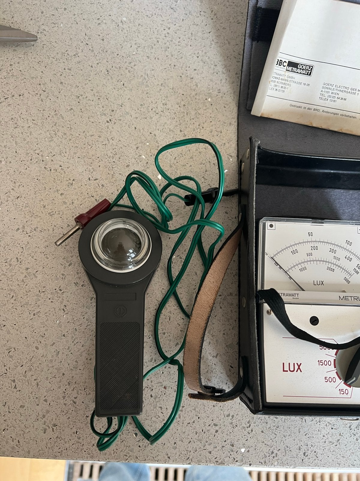 Metrawatt Metrulux K Luxmeter met sonde, Ophalen of Verzenden, Gebruikt