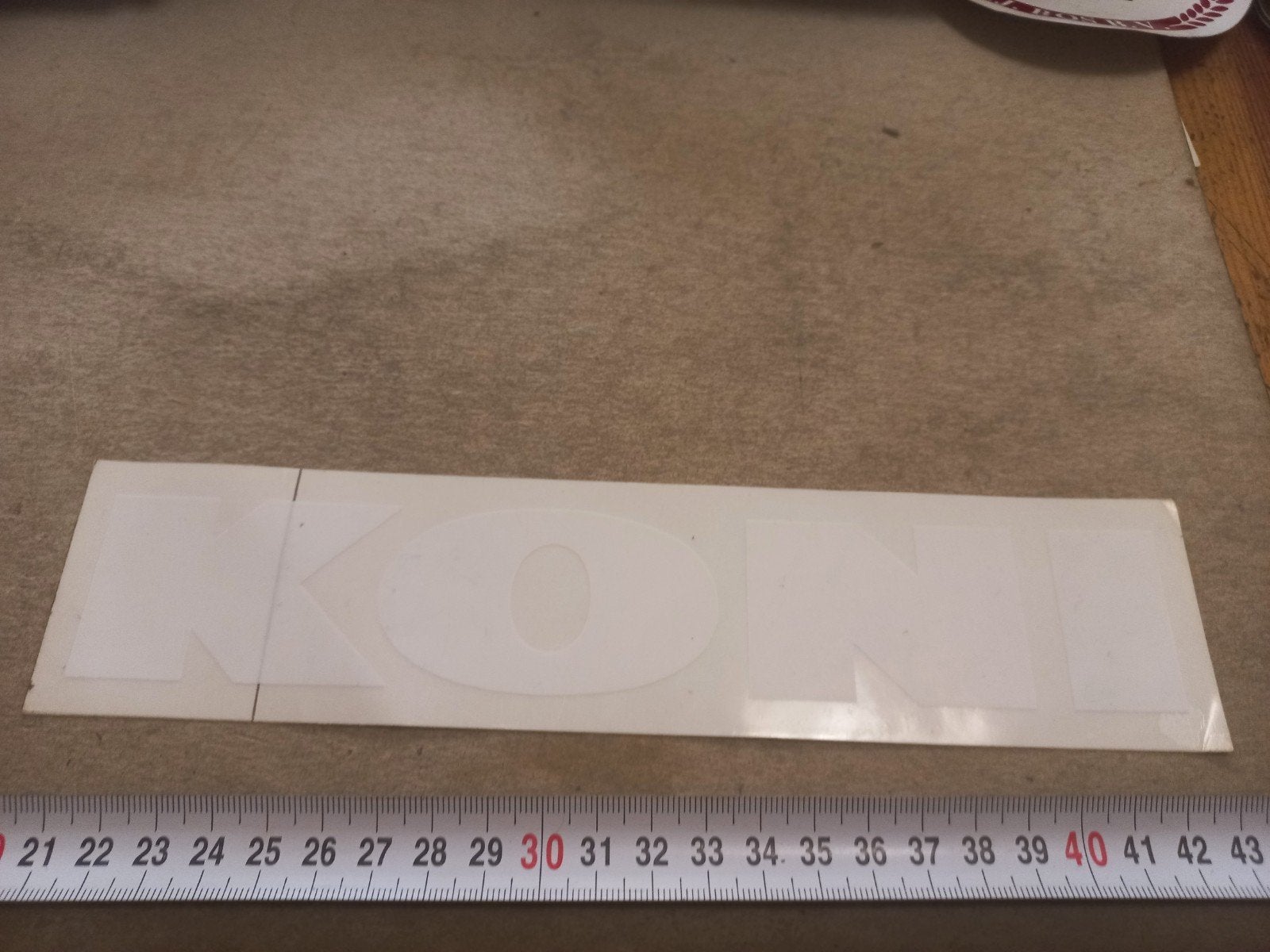 KONI Sticker - Vintage Auto Onderdeel Decal, Verzamelen, Ophalen of Verzenden