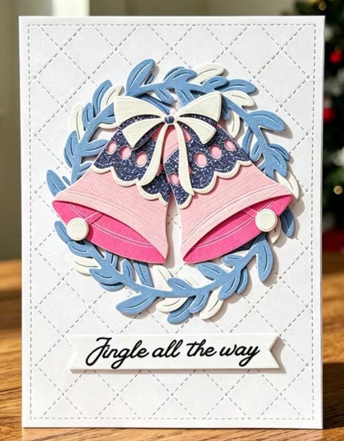 Nieuw  Snijmal kerstklokken met krans, Ophalen of Verzenden, Nieuw, Kerst, Pons of Mal