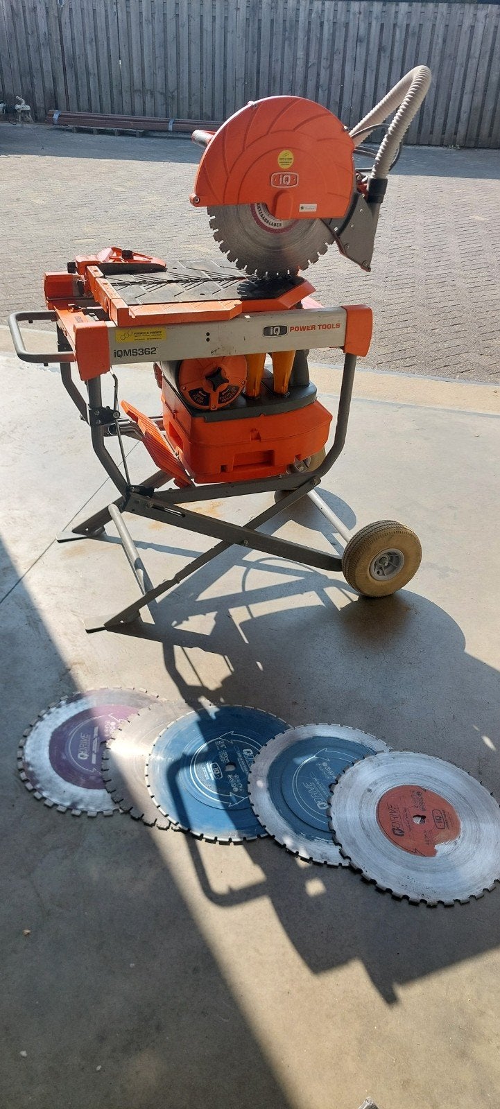 IQ Power Tools IQMS362 Steen-/Tegelzaag, Ophalen, 70 mm of meer, Overige typen, Zo goed als nieuw