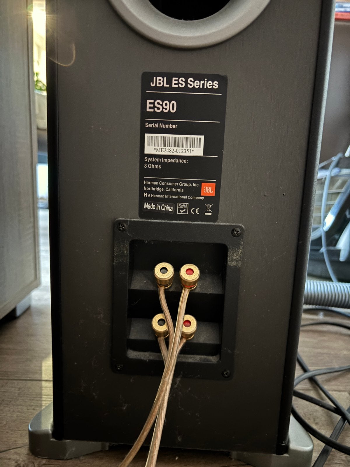 JBL ES90 Vloerstaande Luidspreker (2x) - Krachtig Geluid, Audio, Tv en Foto, Luidsprekers, Ophalen, Gebruikt, JBL, 120 watt of meer