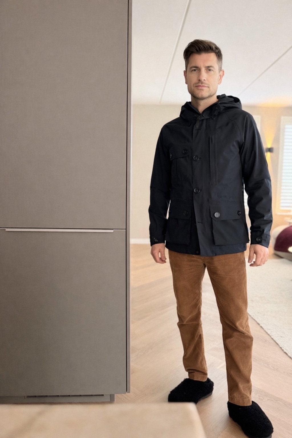 TWV€500 Woolrich Gore-Tex Regenjas Als Nieuw klein defect, Kleding | Heren, Ophalen of Verzenden, Zo goed als nieuw, Maat 46 (S) of kleiner