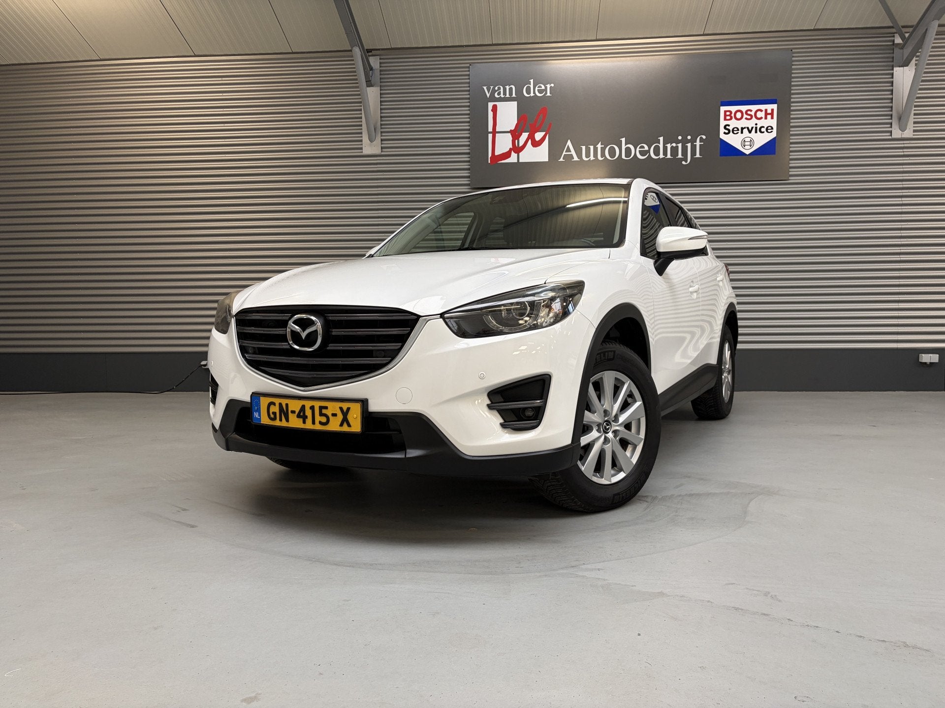 Mazda CX-5 2.0 SkyActiv-G GT/LEER/NAVI/PDC/XENON/STOEL MEM/T, Auto's, 1998 cc, 4 cilinders, 700 kg, Wit