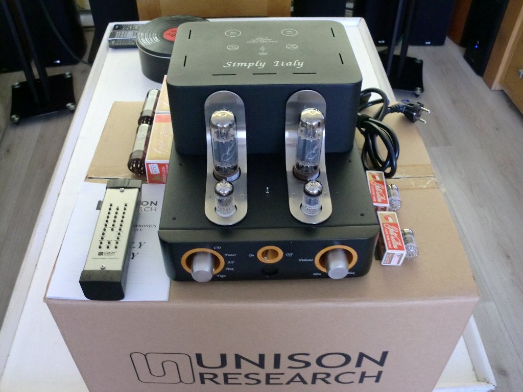 Unison Research Simply Italy SE 212 Watts all in Class A, Ophalen of Verzenden, Versterker