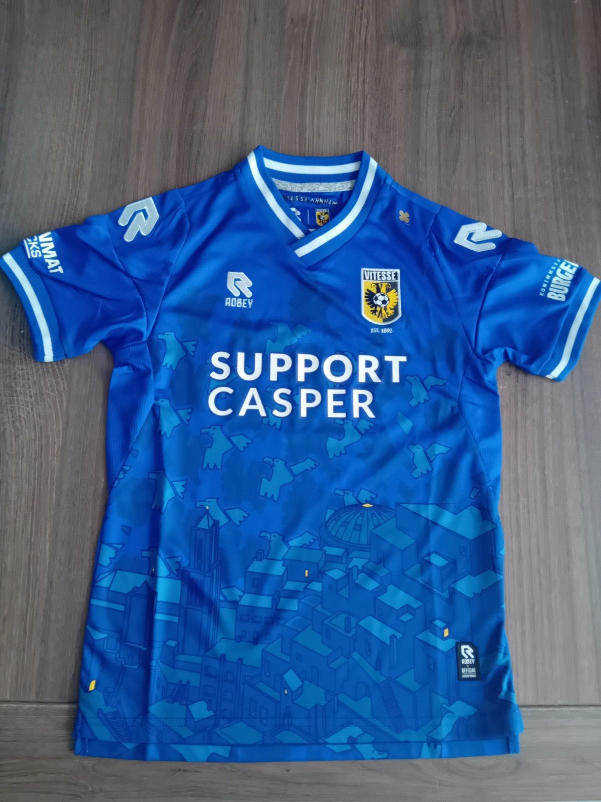 Vitesse thuisshirt 2023/2024, Kleding | Heren, Sportkleding, Blauw, Robey, Overige maten, Ophalen of Verzenden