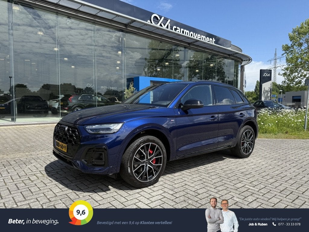 Audi Q5 55 TFSI e quattro Competition 2029 FAB garantie !| 3, Auto's, Audi, Automaat, Gebruikt, 4 cilinders, Blauw