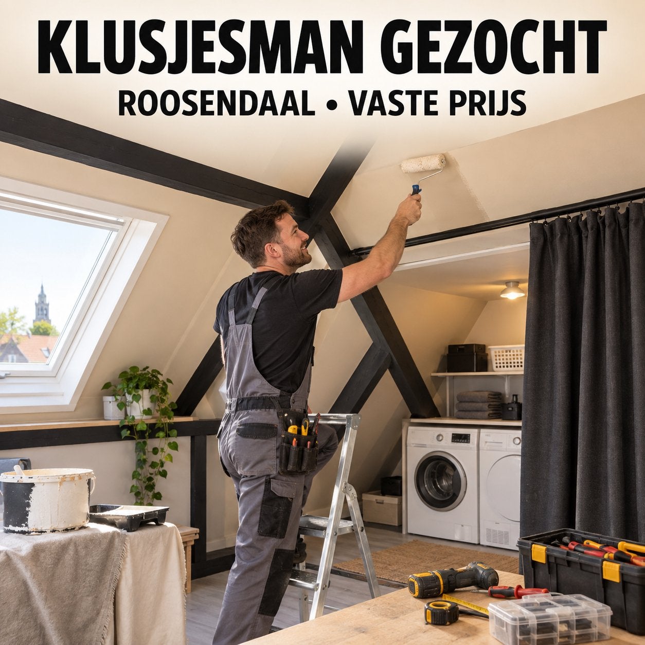 Klusjesman gezocht omgeving roosendaal