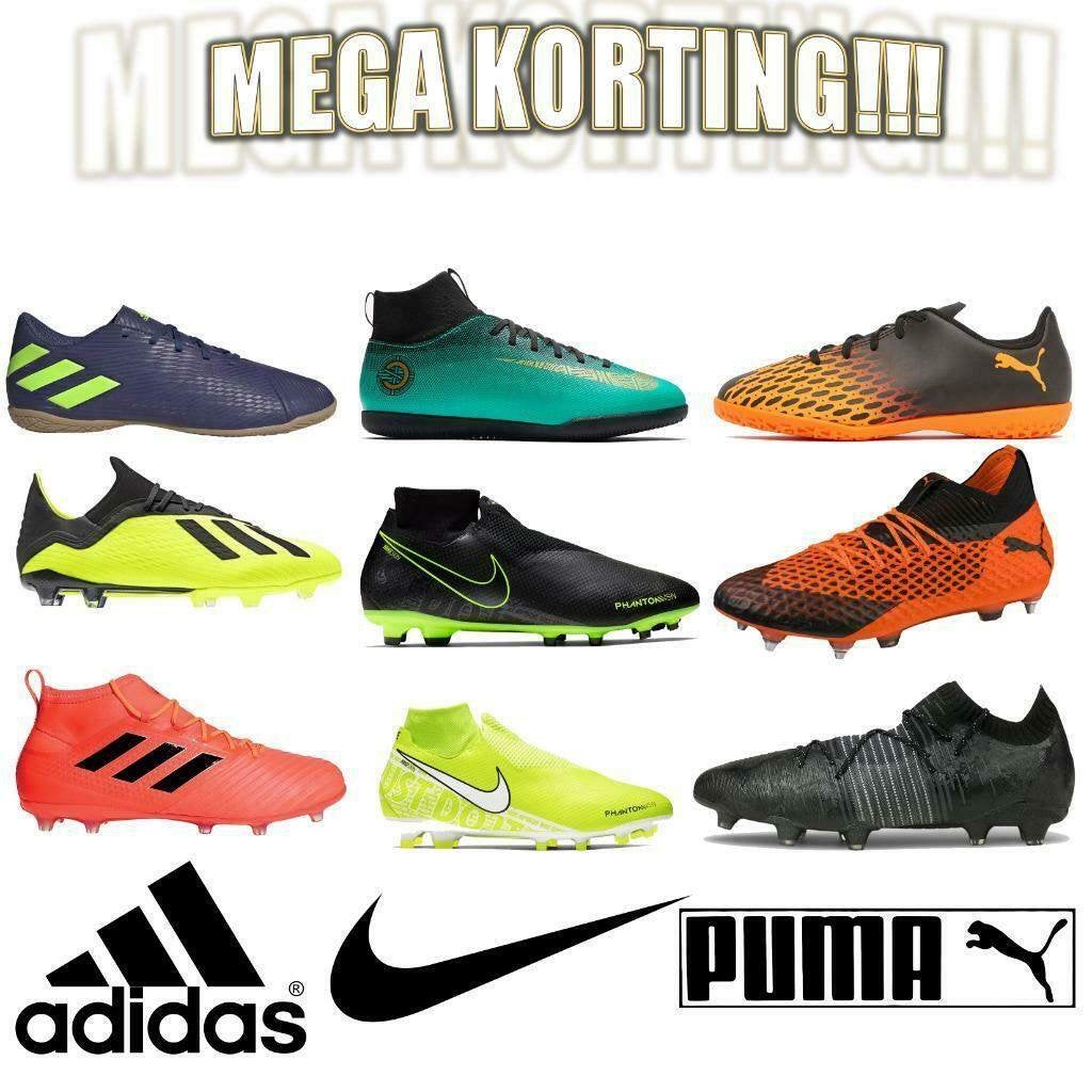 Voetbalschoenen Korting 50% Topmerk Adidas, Nike, Puma, Etc, Maat L, Ophalen of Verzenden, Nieuw, Schoenen