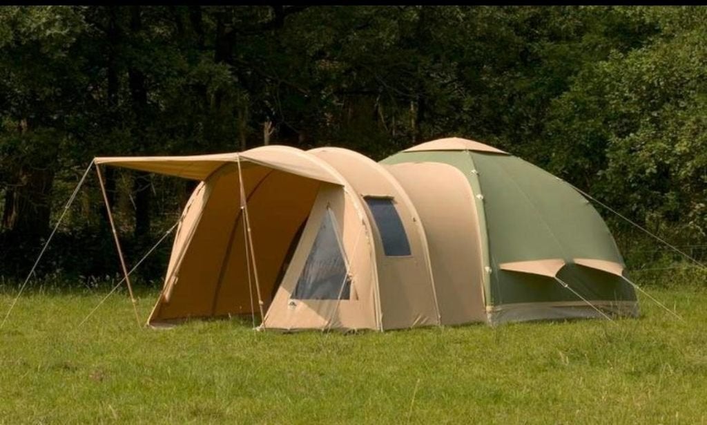 Karsten opblaasbare tent type 300 Zeegroen, Ophalen, Zo goed als nieuw, Tot en met 4