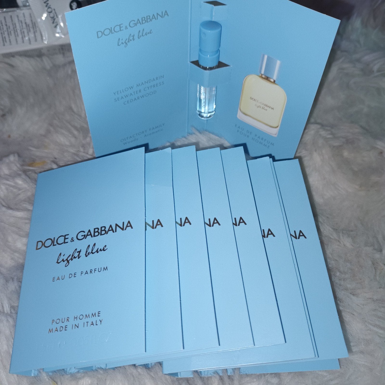 DOLCE&GABBANA light blue heren proefjes..6 x .Nieuw, Ophalen of Verzenden, Nieuw