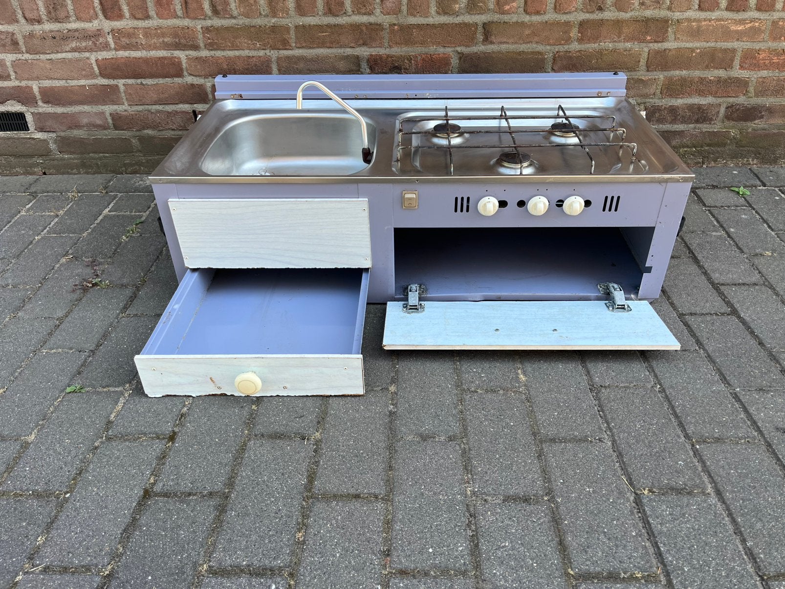 Bermkeuken, Caravans en Kamperen, Ophalen, Gebruikt