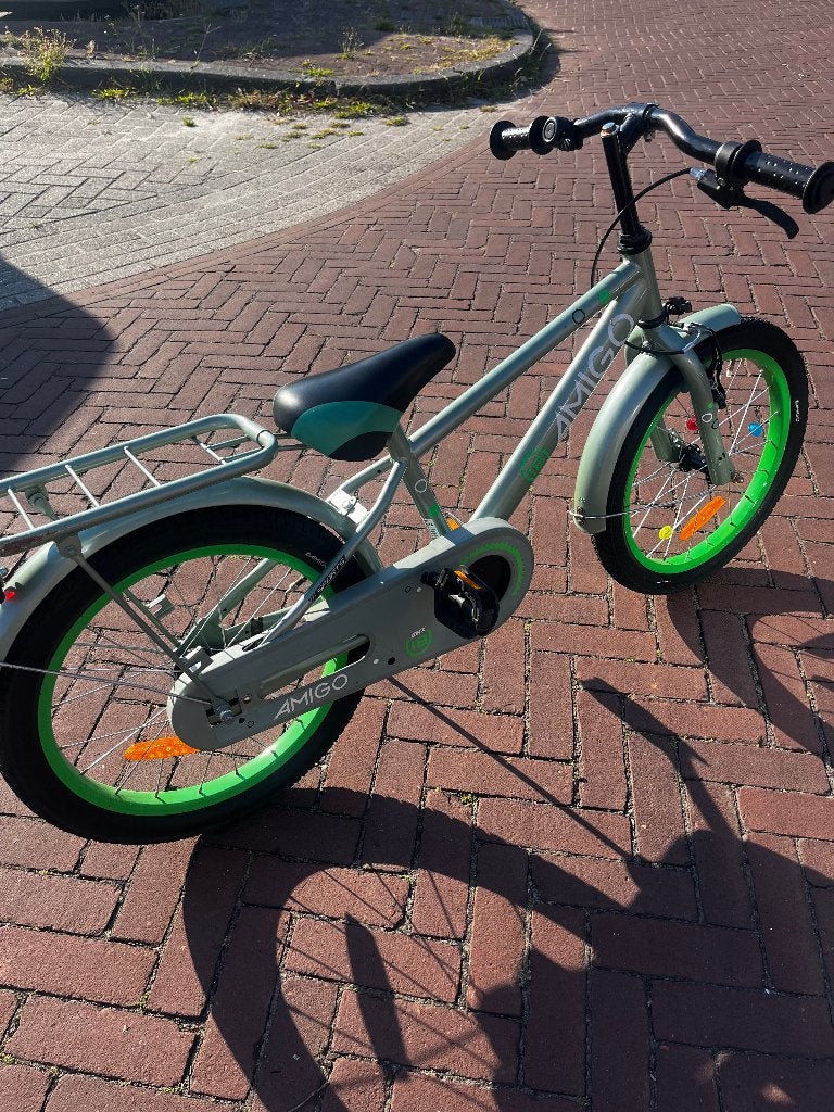 Amigo kinderfiets 18 inch, Ophalen, Terugtraprem, Amigo, 16 tot 20 inch