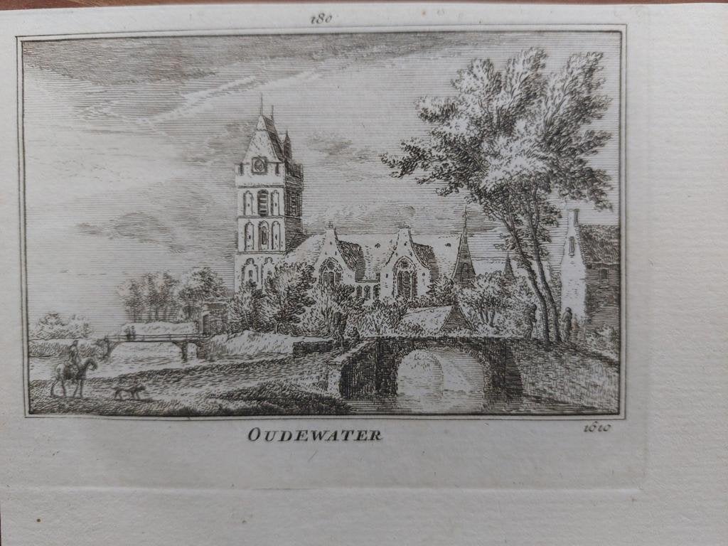 180 / udewater Gravure van A. Rademaker, Ophalen of Verzenden